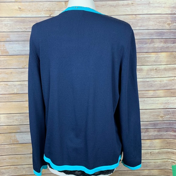 Alfred Dunner L Nautical Pullover w/Anchor Detail - Picture 5 of 7